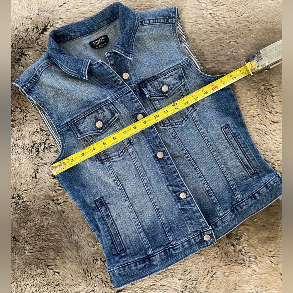 Bebe Denim Vest - Picture 5 of 5